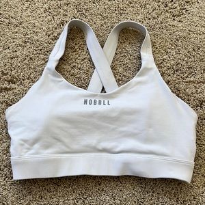 NoBull Pace Sports Bra (White)